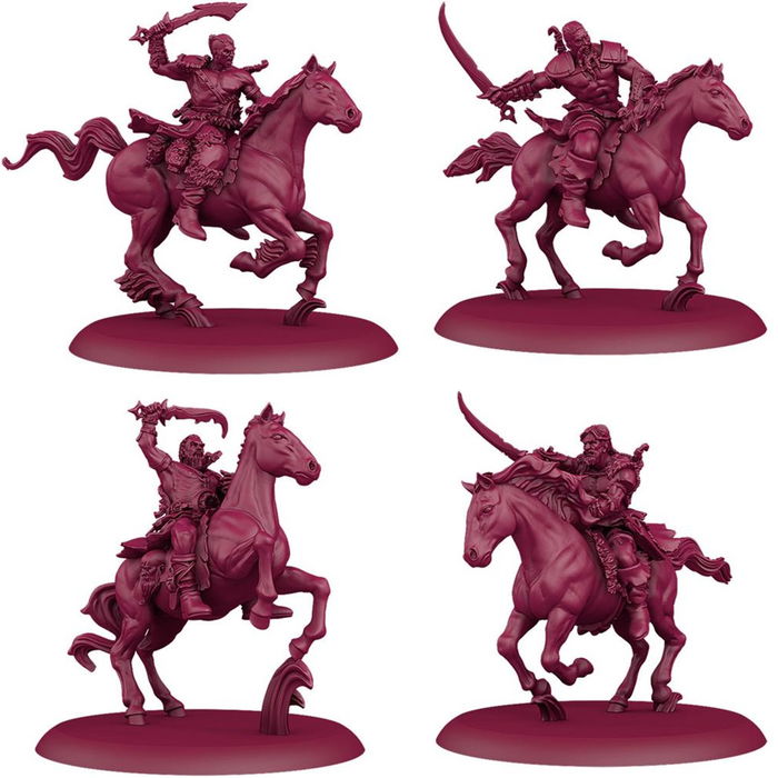 Asmodee Juego de Mesa Canción de Hielo y Fuego: Veteranos Dothraki, Juego de Miniaturas, Expansión, Español