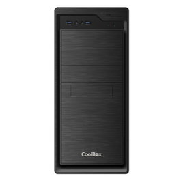 COOLBOX F800 Caja de semitorre ATX con fuente 500W, USB 3.0, Negra