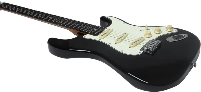 Eko Guitarra Eléctrica ST300 Tipo Strat - Negra