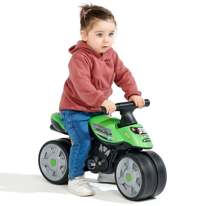 Falk Bicicleta sin pedales Baby Moto Team Bud Racing verde Falk Bicicleta sin pedales Baby Moto Team Bud Racing verde