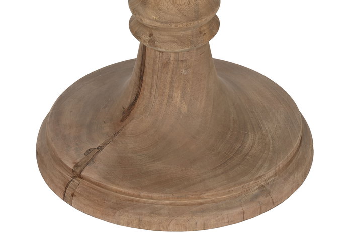 DKD Home Decor Lámpara de Pie Item Home Madera y Yute Tallada 58 x 178 x 58 cm