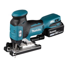 Makita DJV181RTJ Sierra de calar inalámbrica de acción pendular con 2 baterías de 5.0 Ah