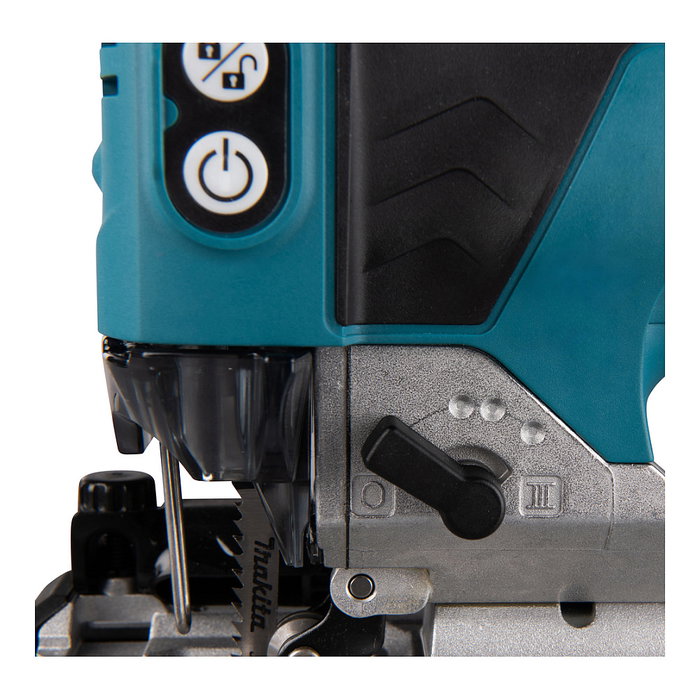 Makita DJV181RTJ Sierra de calar inalámbrica de acción pendular con 2 baterías de 5.0 Ah