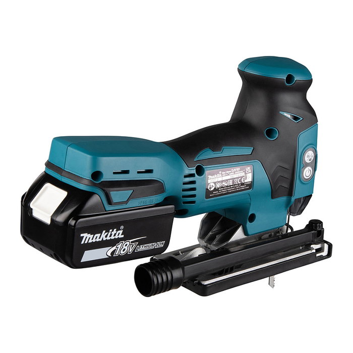 Makita DJV181RTJ Sierra de calar inalámbrica de acción pendular con 2 baterías de 5.0 Ah