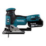 Makita DJV181RTJ Sierra de calar inalámbrica de acción pendular con 2 baterías de 5.0 Ah