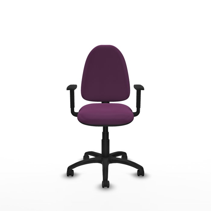 PIQUERAS Y CRESPO Silla de oficina Aýna Morada con mecanismo de doble maneta PIQUERAS Y CRESPO Silla de oficina Aýna Morada con mecanismo de doble maneta