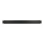 Extralink Panel de supresión para bastidor 1U 19 pulgadas, Negro