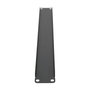 Extralink Panel de supresión para bastidor 1U 19 pulgadas, Negro