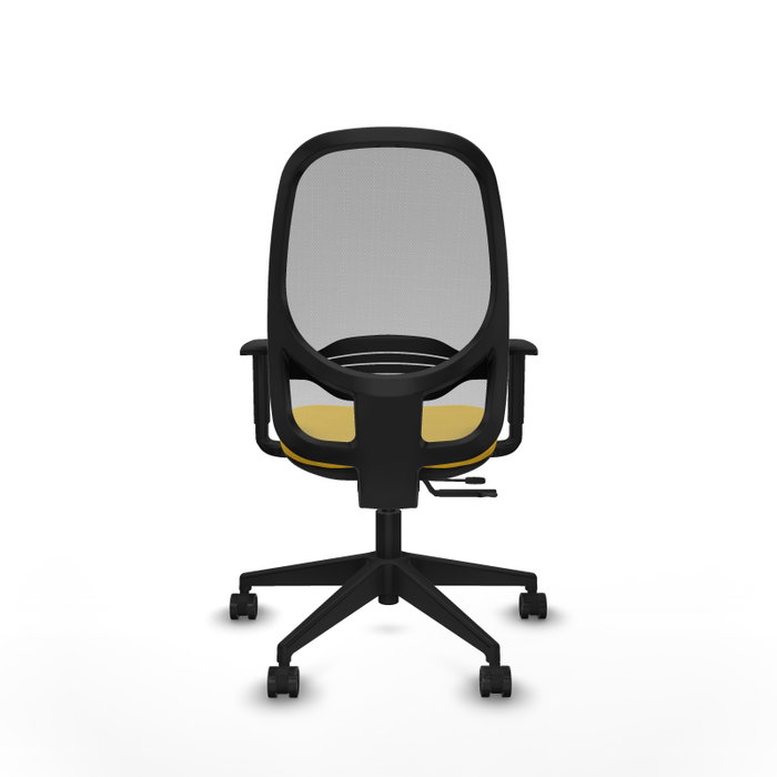 PIQUERAS Y CRESPO Silla de oficina Cilanco con mecanismo Sincro/Traslack, Amarillo y Gris PIQUERAS Y CRESPO Silla de oficina Cilanco con mecanismo Sincro/Traslack, Amarillo y Gris