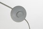 DKD Home Decor Lámpara de pie de madera y poliéster Blanco
