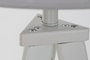 DKD Home Decor Lámpara de pie de madera y poliéster Blanco