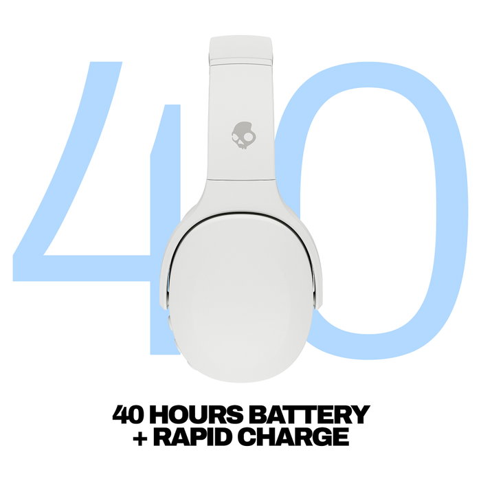 Skullcandy Crusher Evo S6EVW-S951 Auriculares Inalámbricos Bluetooth 5.0 Blanco Bone