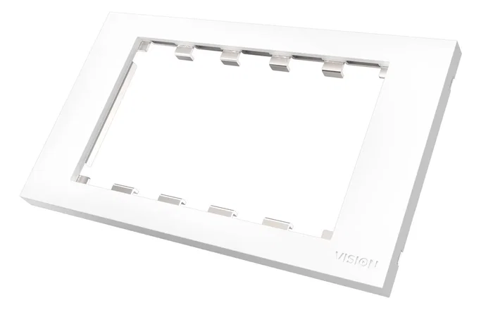 Vision TC3 SURR2G Placa de Pared y Cubierta para Interruptor Blanco 146x86 mm