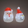 Lumineo Figura LED Santa Claus para Interior a Pilas Modelos Surtidos 491239