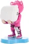 Exquisite Gaming Figura Fortnite Cuddle Team Leader, Cable Guys, Soporte para Auriculares y Smartphone, 11 cm
