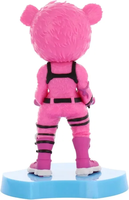 Exquisite Gaming Figura Fortnite Cuddle Team Leader, Cable Guys, Soporte para Auriculares y Smartphone, 11 cm