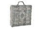 DKD Home Decor Cojin Suelo Arabe Azul Verde 40 x 10 x 40 cm (4 Unidades)
