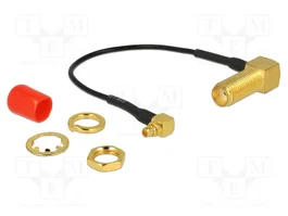 DeLOCK 89626 Cable coaxial SMA 90° a MMCX 90° 0,1 m