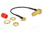 DeLOCK 89626 Cable coaxial SMA 90° a MMCX 90° 0,1 m