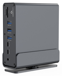 Gembird A-CF-COMBO15-01 Hub USB 15 en 1 Tipo C Gris