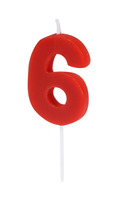 Algon Vela Roja N.6 8.3cm (36 Unidades)