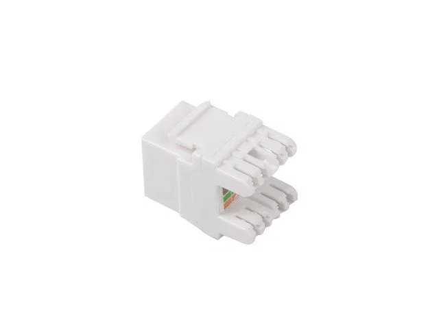 Lanberg KSU5-A1000 Módulo de Conector RJ-45 LSA Hembra a Hembra Plano Cat5e UTP Blanco