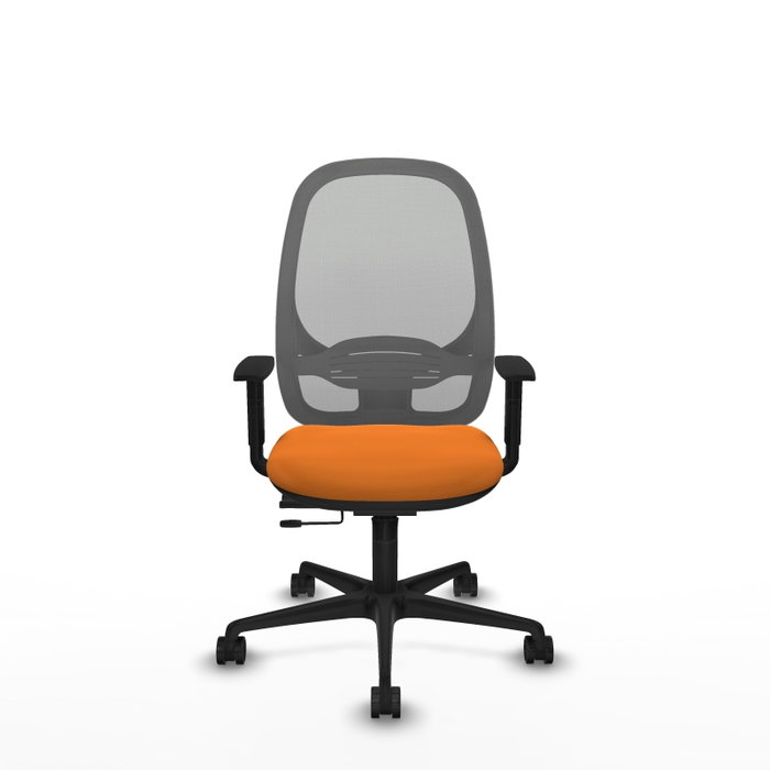 PIQUERAS Y CRESPO Silla de oficina Cilanco Naranja y Gris