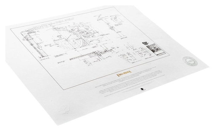 Weta Workshop El Señor de los Anillos Blueprint Bolsón Cerrado 59 x 42 cm Weta Workshop El Señor de los Anillos Blueprint Bolsón Cerrado 59 x 42 cm