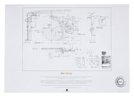 Weta Workshop El Señor de los Anillos Blueprint Bolsón Cerrado 59 x 42 cm