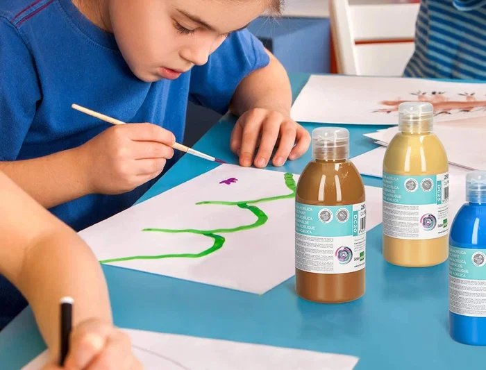 Liderpapel Pintura acrilica bote 250 ml violeta