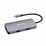 Verbatim Hub Multi-puerto USB-C Pro de 5 Puertos con HDMI 4K, RJ45 Gigabit Ethernet, 2x USB-A 3.2 Gen1 5Gb/s, USB-C PD Carga 85W