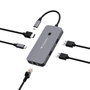 Verbatim CMH-05 Hub Multiport USB-C Pro con 5 Puertos: HDMI 4K, Gigabit Ethernet, USB-A 3.2, USB-C PD de 85W