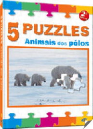 5 puzzles: animais dos polos, AA.VV. - EURO IMPALA PORTUGUES