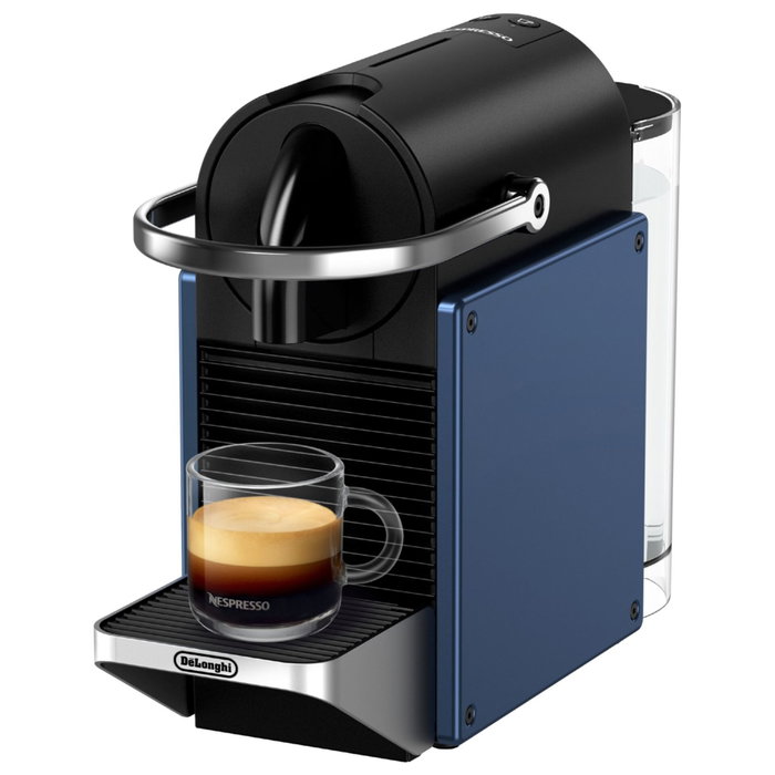 De'Longhi Pixie EN127.BL Máquina de café a cápsulas Negro, Azul, Plata