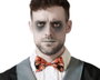 Atosa Pajarita Halloween Naranja con Estampado de Calabazas para Disfraz Infantil