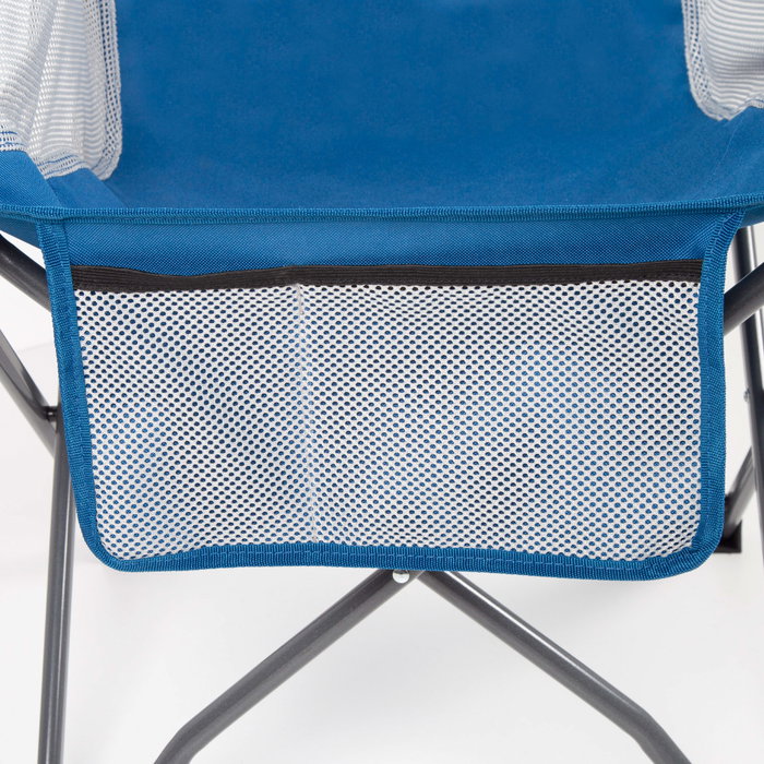 Aktive Sillón de camping plegable antivuelco azul Aktive Sillón de camping plegable antivuelco azul