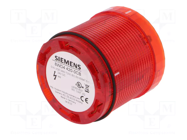 SIEMENS 8WD4420-0CB Señalizador Luminoso LED Rojo 24VDC