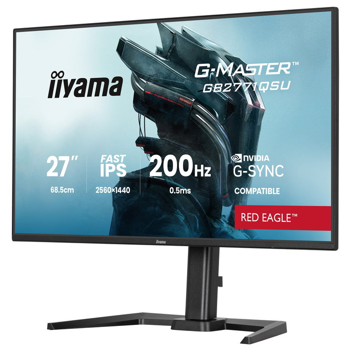 Iiyama G-MASTER GB2771QSU-B1 Monitor 27 Pulgadas QHD Fast IPS 200Hz Negro