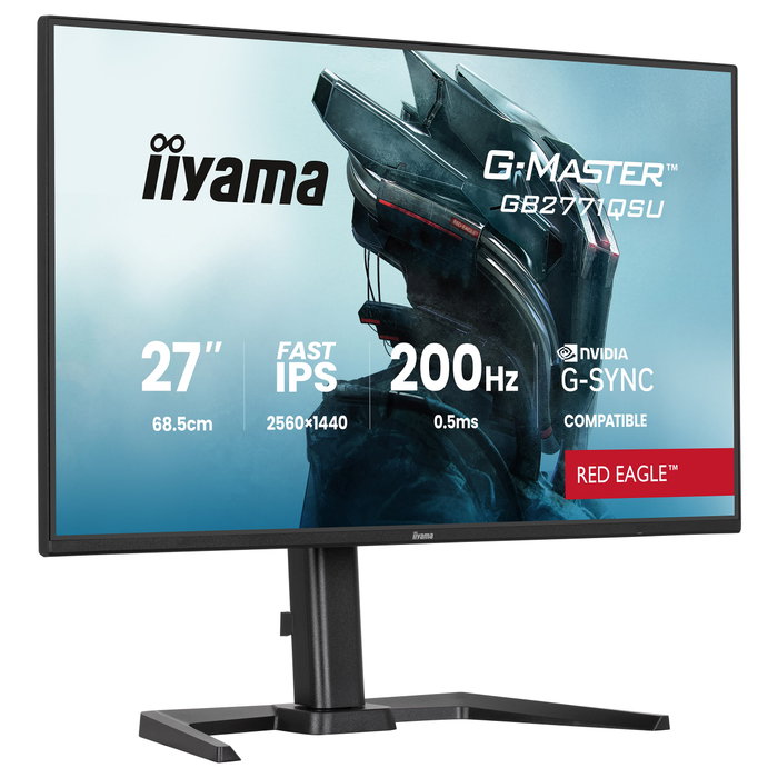 Iiyama G-MASTER GB2771QSU-B1 Monitor 27 Pulgadas QHD Fast IPS 200Hz Negro