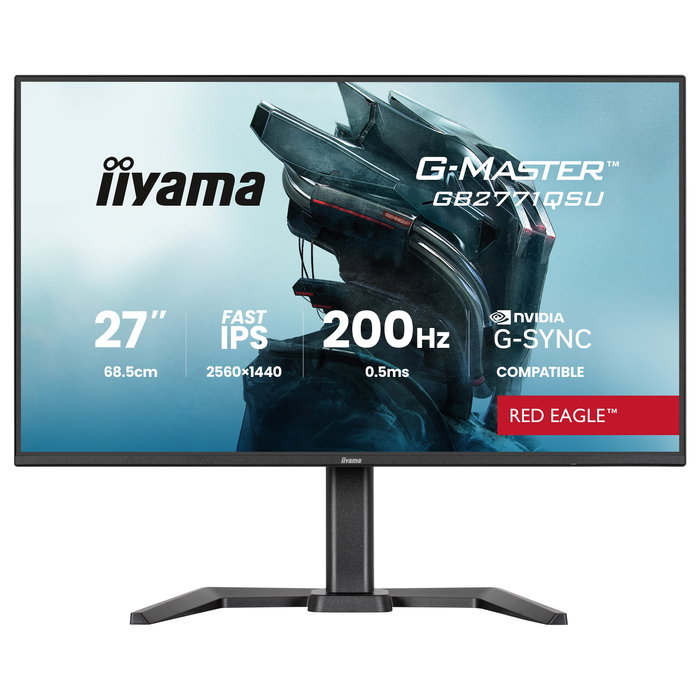 Iiyama G-MASTER GB2771QSU-B1 Monitor 27 Pulgadas QHD Fast IPS 200Hz Negro