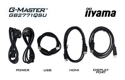 Iiyama Monitor Gaming G-Master GB2771QSU-B1 27" QHD 2560x1440 Fast IPS 200Hz 0.5ms AMD FreeSync Altavoces VESA Ajustable Iiyama Monitor Gaming G-Master GB2771QSU-B1 27" QHD 2560x1440 Fast IPS 200Hz 0.5ms AMD FreeSync Altavoces VESA Ajustable