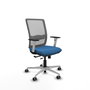 PIQUERAS Y CRESPO Silla de oficina Haches Azul claro y Gris