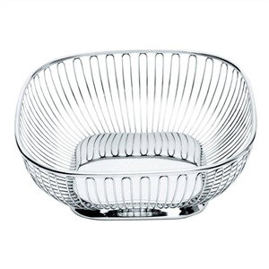 Alessi 845 Cesto Cuadrado Alambre Acero Inoxidable 18/10 para Frutas y Dulces Alessi 845 Cesto Cuadrado Alambre Acero Inoxidable 18/10 para Frutas y Dulces