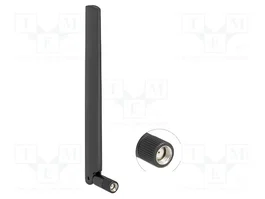 DeLOCK Antena WiFi 7 Omnidireccional RP-SMA 4,4 dBi Negra