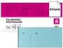 Liderpapel Talonario tl08 Mostrador 50x110 mm Celeste con Matriz Grapado Original 100 Hojas Castellano 60 g