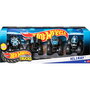 Hot Wheels Pack 4 Monster Trucks X-Ray Jgd67 con 4 personajes diferentes, ideal para coleccionar y jugar