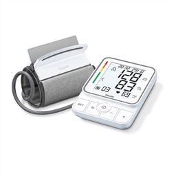 Beurer BM-51 Tensiómetro de Brazo EasyClip con Detector de Arritmias y Pantalla XL Iluminada