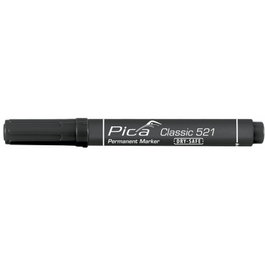 Pica Marcador permanente tipo pincel negro