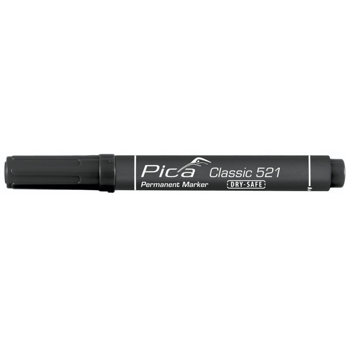 Pica Marcador permanente tipo pincel negro Pica Marcador permanente tipo pincel negro