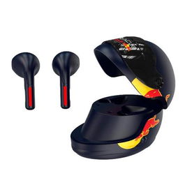 Red Bull Racing Auriculares Turbo Inalambricos Bluetooth TWS Azul con Estuche de Carga ENC 200mAh